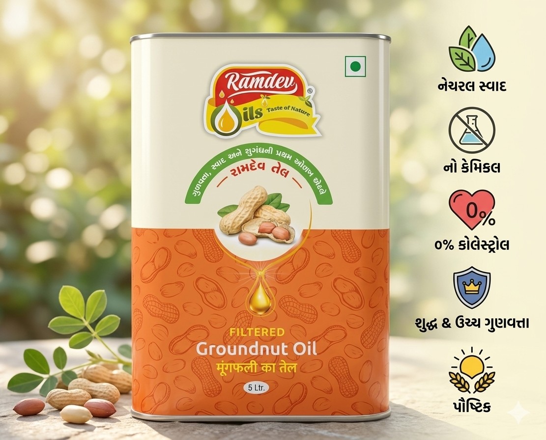 5 ltr Groundnut Oil