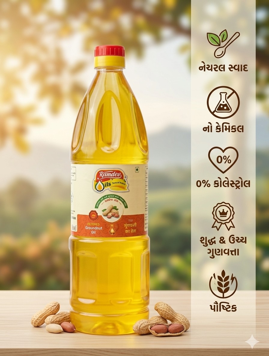 1 Ltr Groundnut Oil