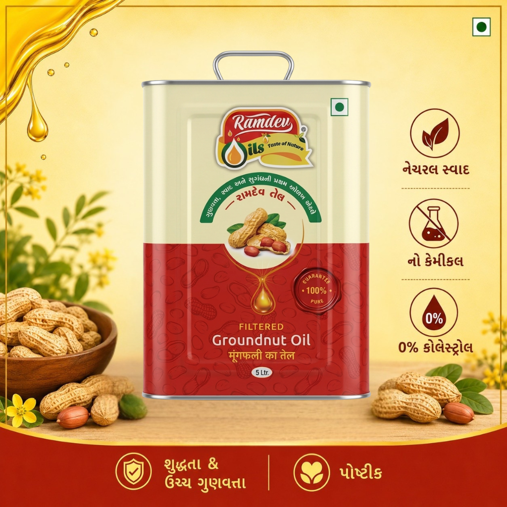 5 ltr Groundnut Oil